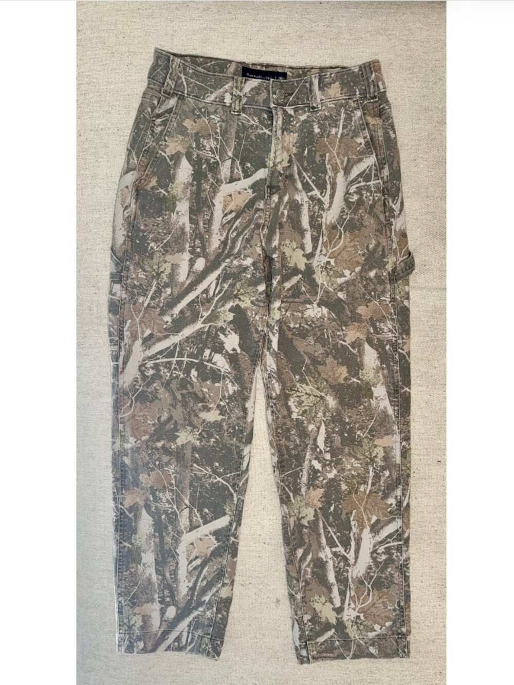 Abercrombie Athletic Loose Workwear Camo Pant